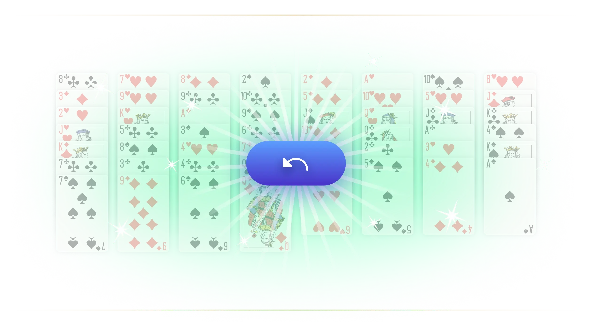 King of the FreeCell solitaire