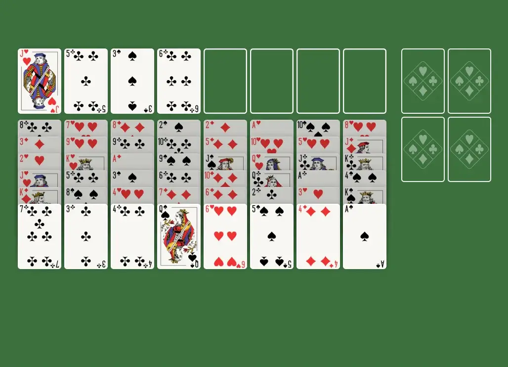 "FreeCell Eight Off" preview