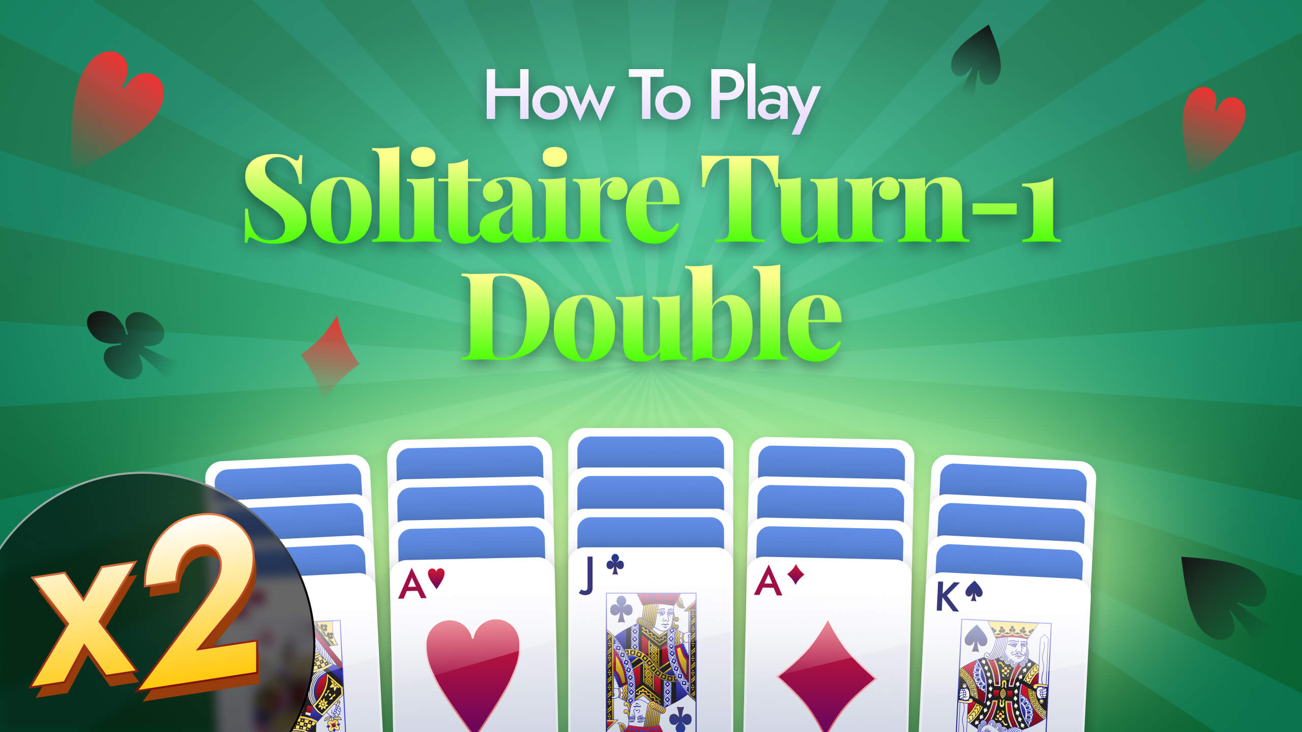 How To Play Turn-1 (Double) Solitaire, Video Tutorial