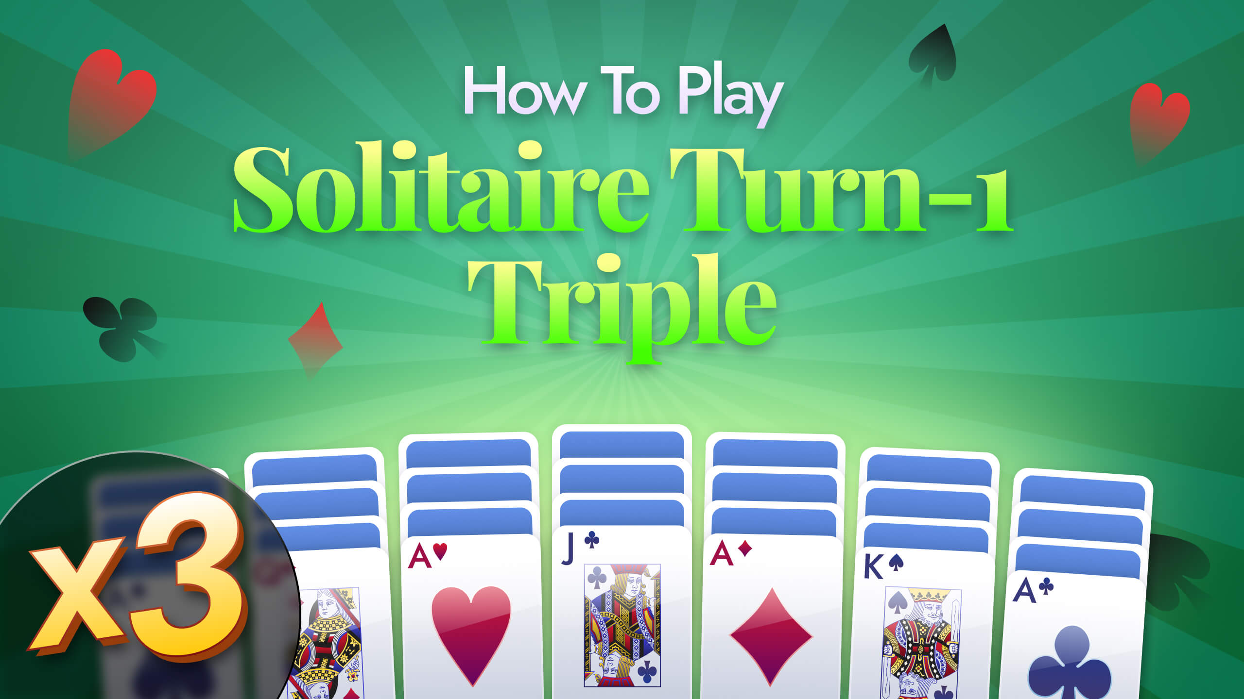 How To Play Turn-1 (Triple) Solitaire, Video Tutorial