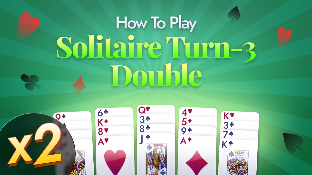 How To Play Turn-Three (Double) Solitaire, Video Tutorial