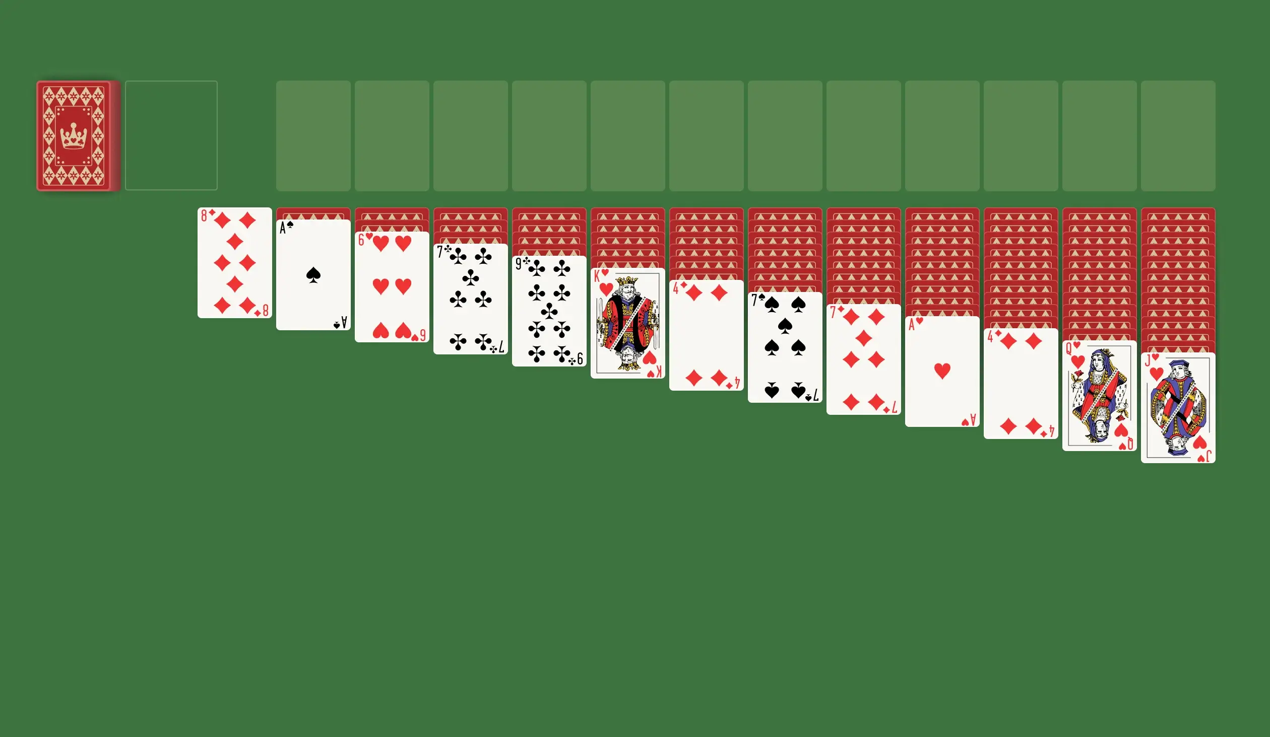 Turn-Three (Triple) Solitaire not only tests how skilled you are with multiple decks of cards but also challenges your patience and resilience, pushing you to stay focused and composed throughout the game. In the world of Solitaire, this game is pretty much like running the ultimate marathon — a sport that only the most mentally and physically tough players win.