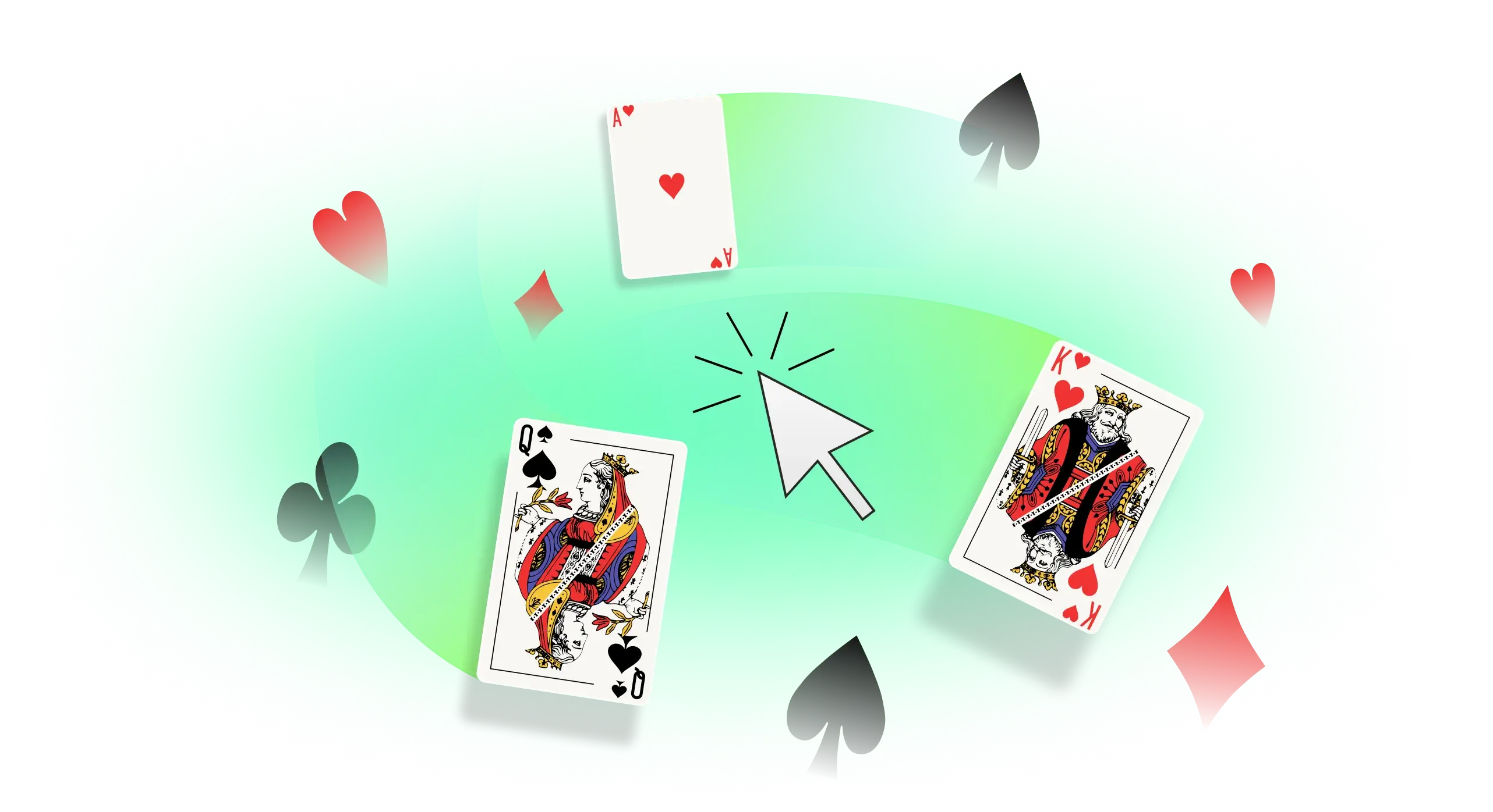 click to play King of the Solitaire Turn-Three Triple