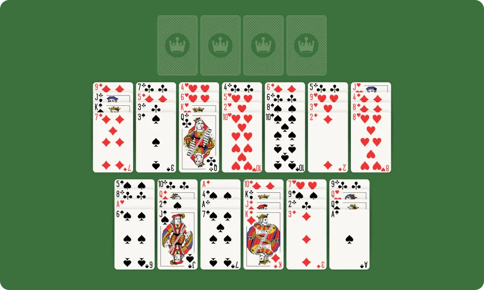 Baker’s Dozen Solitaire