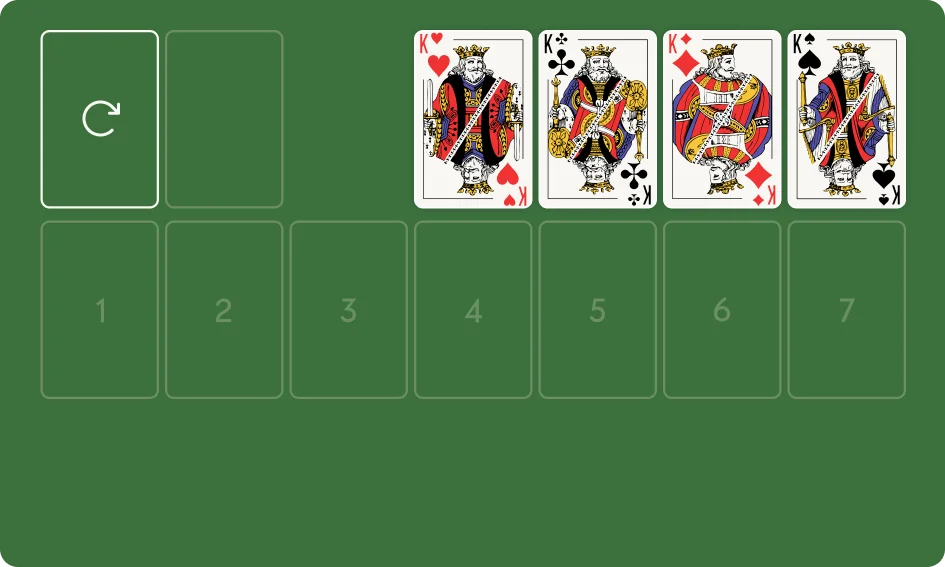 Solitaire guide - gameplay 1